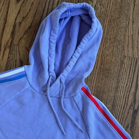 Adidas Tricolor Hoodie Lavender Trefoil Small Pullover - Picture 9 of 13